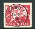 F25f (x) vackert ex, tunn fläck, kt. Utlåtande Mats G Nilsson.