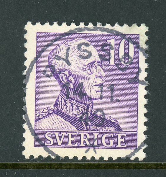 F273C Ryssby 14.11.49, lyxstämplat ex.