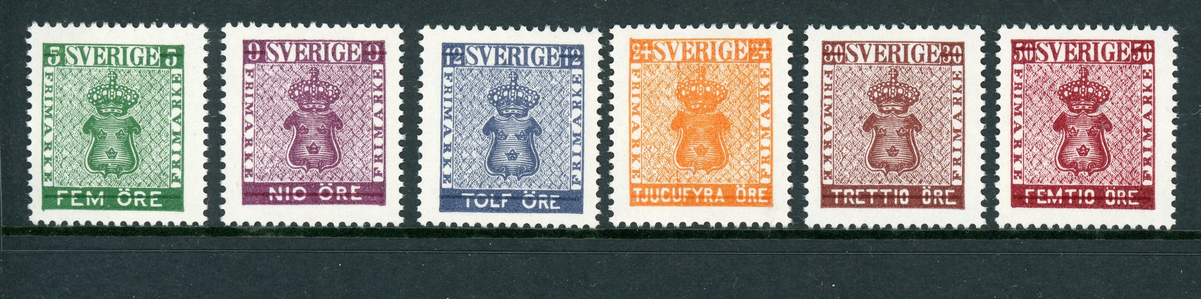 F7-12N2 Nytrycken 1963 i kpl serie.