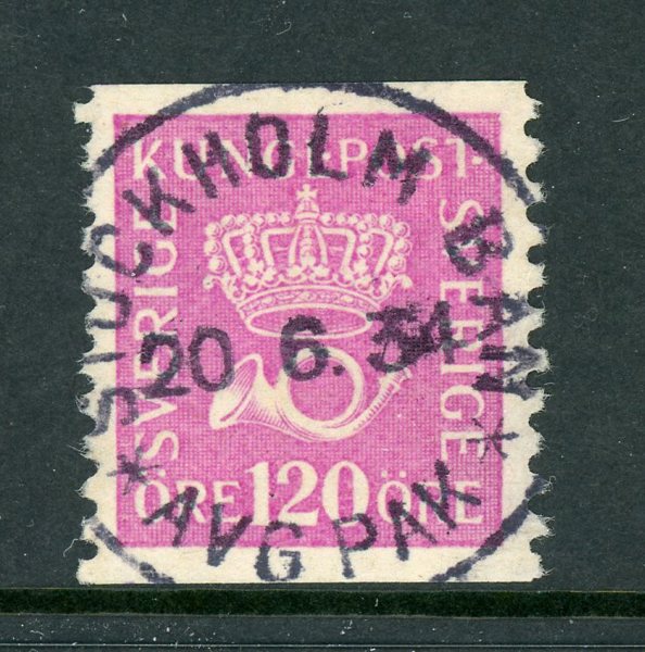 F172 Stockholm 20.6.34, lyx på vitt papper.