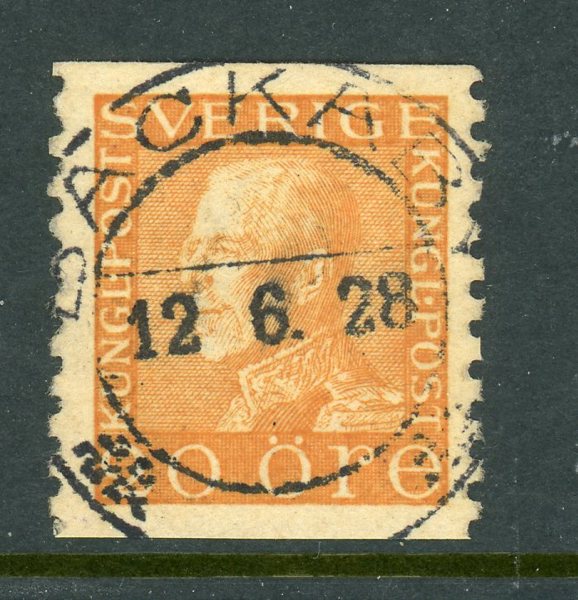 F181 Bäckaby 12.6.28, superbt ex, tonat papper.
