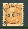F181 Bäckaby 12.6.28, superbt ex, tonat papper.