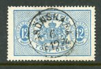 Tjänste 5 Grönskåra 6.12.74, lyxstämpel.