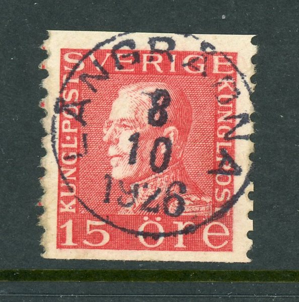 F176 Långrådna 8.10.26, perfekt stämpel.