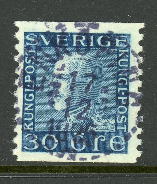 F185 Enköping 17.12.25, perfekt stämplat ex, tonat papper