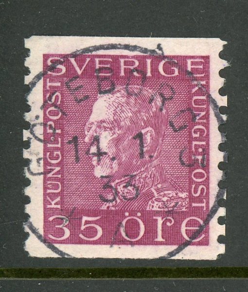 F187 Göteborg 14.1.33, lyxex på tonat papper