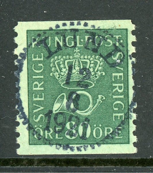 F165b Lund 12.8.21, lyxstämplat ex av svåra Gråaktigt grön på AGRG-ppr.