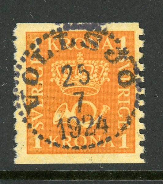 F168 Vollsjö 25.7.24, perfekt stämpel.
