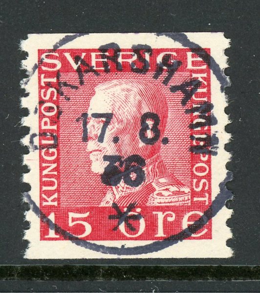 F177A Oskarshamn 17.8.36, lyx på vitt papper.