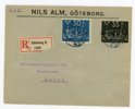 F 201, 202 Rekbrev till Schweiz, Göteborg 4.8.24, ankstpl.