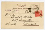 Vykort från Argentina till Malmö 1905., lösenbelagt.