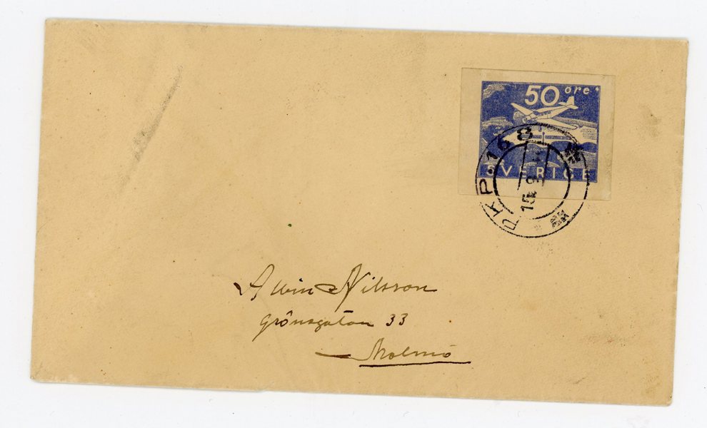 F258F Bromma Rullbanderoll på brev, PKP 168 15.9.xx