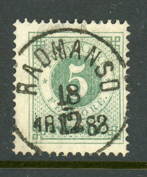F30 Rådmansö 18.12.83, perfekt stämpel.