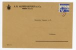 MALMÖ Lokalpost 8öre blå, Fel-perforerat ex på brev.