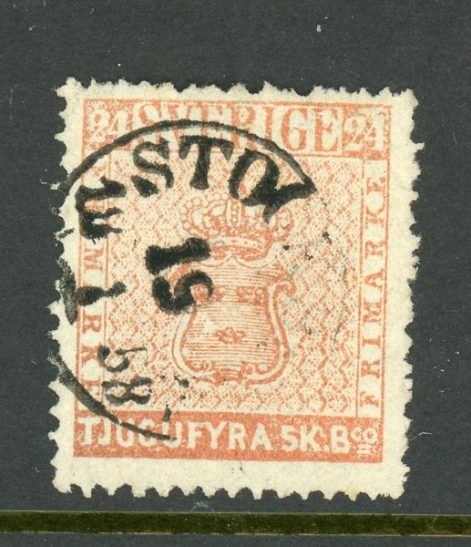 F5d Stockholm 19.1.58, vackert och felfritt ex.