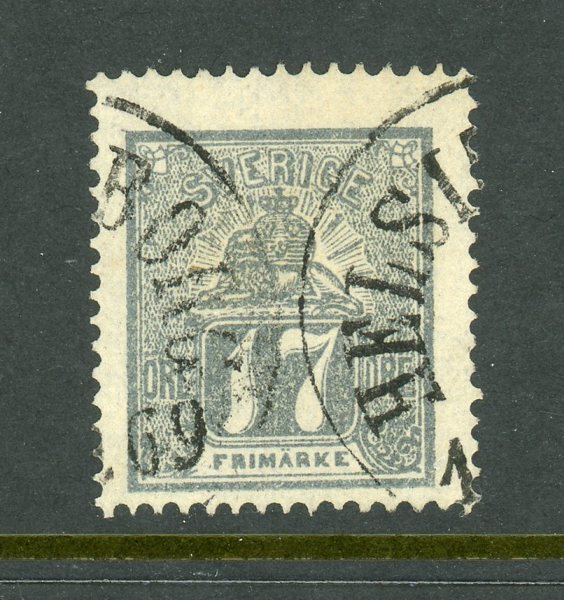 F15c Helsingborg 1869, felfritt ex.