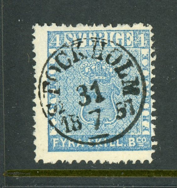 F2h1 Stockholm 31.7.57, lyxstämpel, sign O.P.