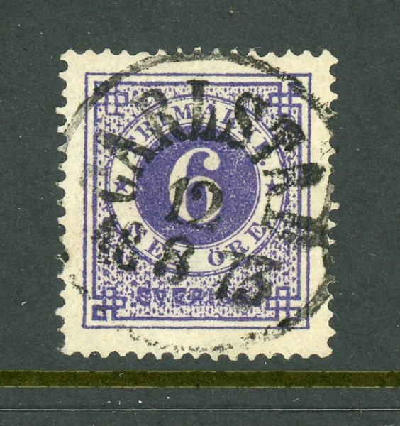 F20b Carlstad 12.8.73, praktex med lyxstämpel. Sign O.P.