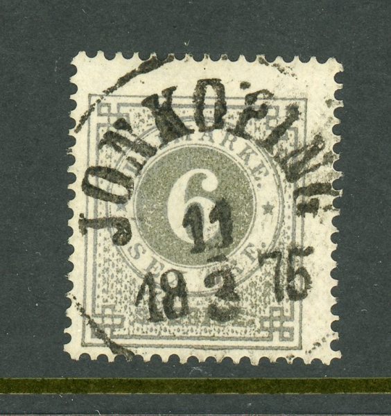 F20g Jönköping 11.3.75, lyxstämplat ex, sign O.P.