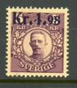 F97vm8 xx lyxex med delar av tre kronor, 2K i Facit.