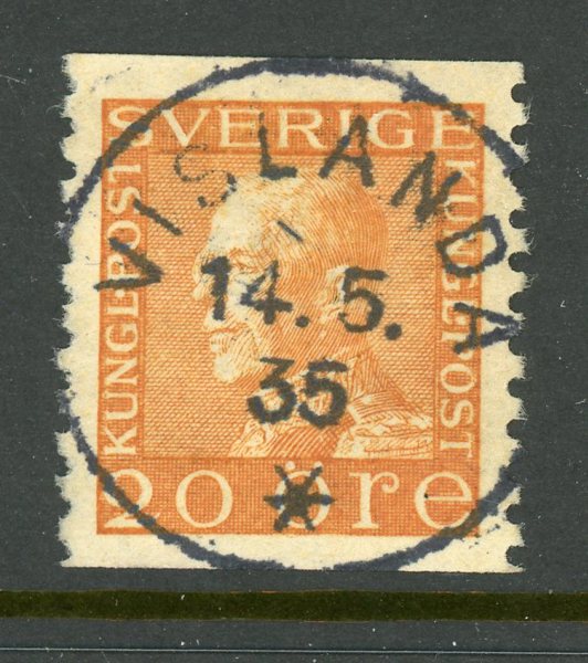 F181 Vislanda 14.5.35, lyxex på A2-papper.