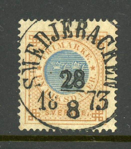 F27a Smedjebacken 28.8.73, underbart ex!! Sign O.P.