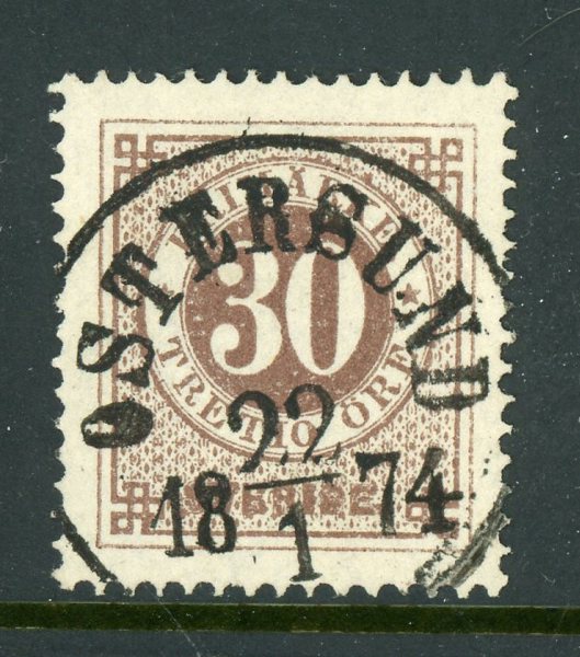 F25e1 Östersund 22.1.74, lyx, sign O.P.