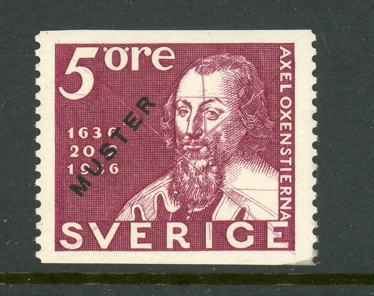 F246P xx Provtryck, överkorsat med gravör-stickeln.
