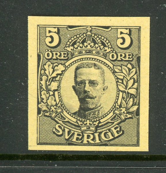 F79P Färgprov i svart på gult papper (för 1kr)