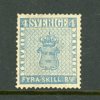 F2b (x) praktexemplar, mycket vacker 4-skilling.