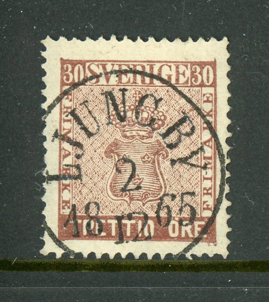 F11 Ljungby 2.12.65, lyx-stämplat ex.