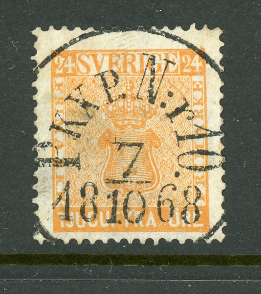 F10 Pkxp Nr10 7.10.68, lyxstämplat prakt-exemplar.