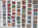 1940-50tal: vacker lot med ca 50exmed pr-lyx stämplar.
