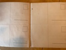 "Vykorts-bok" där sidorna består av uttagbara vykort. 1920-tal?